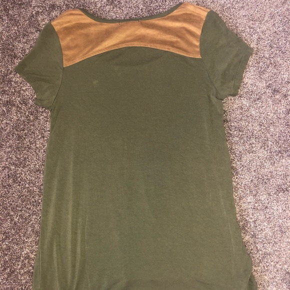 Suede studded tee - Picture 2 of 2